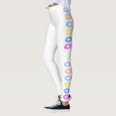 Miami Circles Wit Ontwerp Leggings (Links)