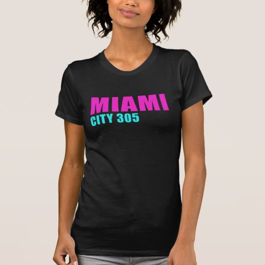 Miami City 305 T-shirt (Voorkant)