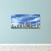 Miami City, Florida Canvas Afdruk (Insitu (Houten vloer))