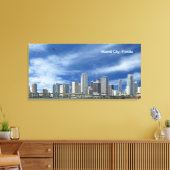 Miami City, Florida Canvas Afdruk (Insitu (Woonkamer))
