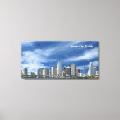 Miami City, Florida Canvas Afdruk (Voorkant)