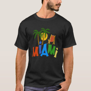Miami City Florida souvenir voor mannen vrouwen 3 T-shirt