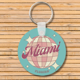 Miami City Florida vakantiereis souvenir Sleutelhanger