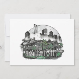Miami City Florida Verenigde Staten Kaart