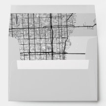 Miami City Map Envelope