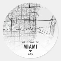 Miami City Map | Welkom bruiloft