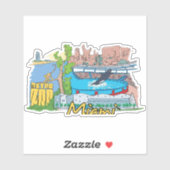 Miami City Sticker (Vel)