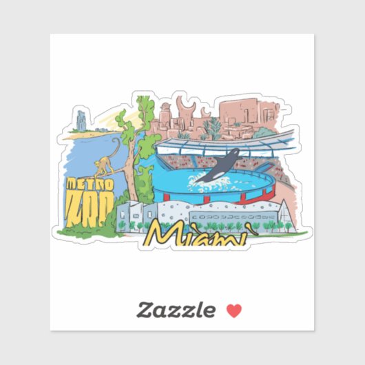 Miami City Sticker (Vel)