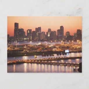 Miami Cityscape Briefkaart