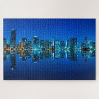 Miami cityscape panoramisch uitzicht