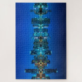 Miami cityscape panoramisch uitzicht legpuzzel (Verticaal)