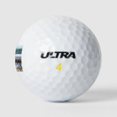Miami Collage - 50 Shades Blauw Golfballen (Logo)