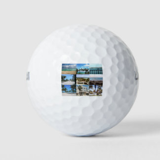 Miami Collage - 50 Shades Blauw Golfballen