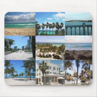 Miami Collage - 50 Shades of Blauw Muismat