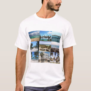 Miami Collage - 50 Shades of Blauw T-shirt