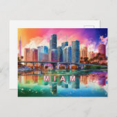 Miami de magische stad briefkaart (Voorkant / Achterkant)