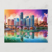 Miami de magische stad briefkaart (Voorkant)