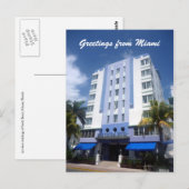 miami deco hotel briefkaart (Voorkant / Achterkant)