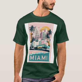Miami Design met Neon 80s Vibes Miami Flo T-shirt