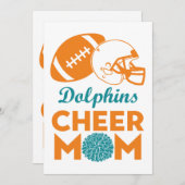 Miami Dolfijnen Classic Bedankkaart (Voorkant / Achterkant)