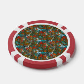 Miami Dolphins Balloon Studio Kunst Poker Chips (Enkel)