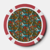 Miami Dolphins Balloon Studio Kunst Poker Chips (Achterkant)