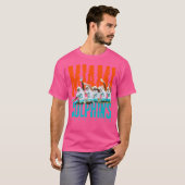 Miami Dolphins Roller Onderzetter T-shirt (Voorkant volledig)