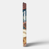 Miami Downtown Gay Mannen Cuddling Illustratie Case-Mate iPhone Case (Achterkant / Links)