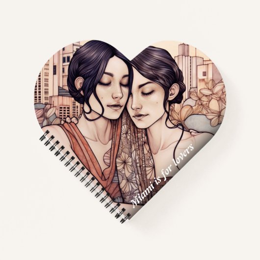 Miami Downtown Vrouwen maken lesbiennes kapot Notitieboek (Voorkant)