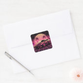 Miami Dreams Vierkante Sticker (Envelop)