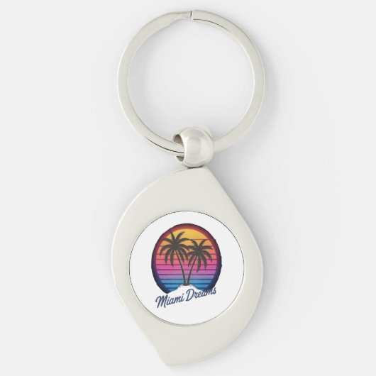 Miami Dromen Sleutelhanger (Voorkant)