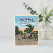  Miami en Coral Gables Florida Travel Briefkaart (Staand voorkant)