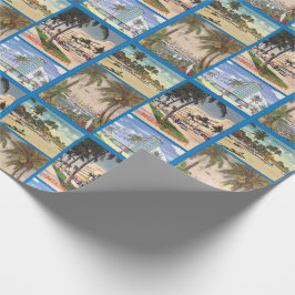 Miami en Miami Beach Florida Scènes Cadeaupapier