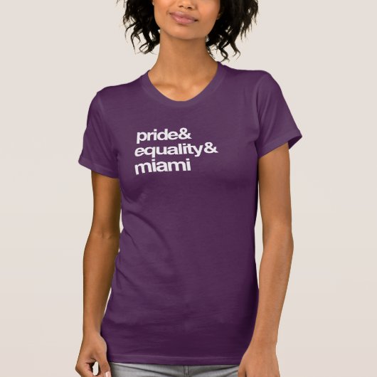 MIAMI EQUALITY EN PRIDE — .png T-shirt (Voorkant)
