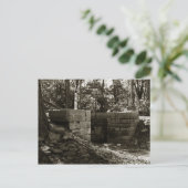 MIAMI-ERIE CANAL LOCK NO. 70 Briefkaart (Staand voorkant)