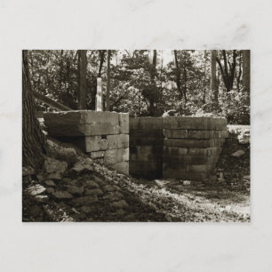 MIAMI-ERIE CANAL LOCK NO. 70 Briefkaart
