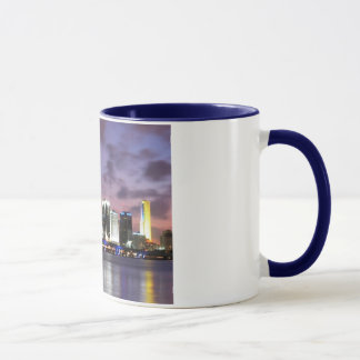 Miami Evening Skyline Coffee Mok