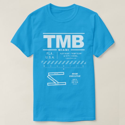 Miami Executive Airport TMB T-Shirt (Design voorkant)