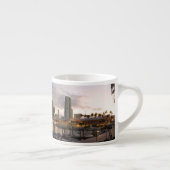 Miami financiële skyline bij schemering espresso kop (Rechts)