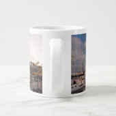 Miami financiële skyline bij schemering grote koffiekop (Achterkant)