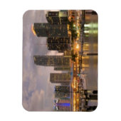 Miami financiële skyline bij schemering magneet (Verticaal)