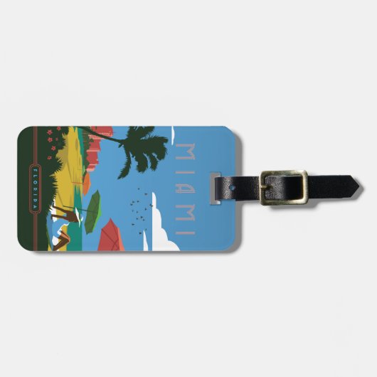 Miami, FL Bagagelabel