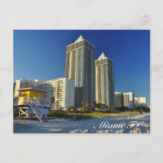 Miami FL Briefkaart (Voorkant)
