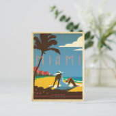 Miami, FL Briefkaart (Staand voorkant)