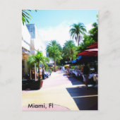 Miami, Fl Briefkaart (Voorkant)