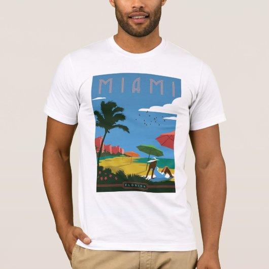 Miami, FL T-shirt (Voorkant)