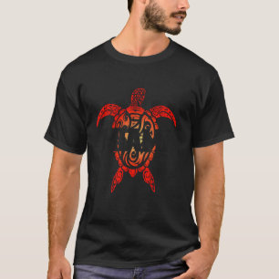 Miami FL Tribale Zeeschildpad Surfer Duiken Souven T-shirt