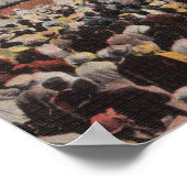 Miami, FL - Uitzicht van het Hialeah Park met Paar Poster (Hoek)