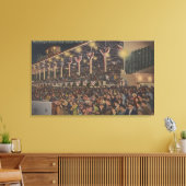 Miami, FL - West Flagler Kennel Club, Dog Canvas Afdruk (Insitu (Woonkamer))