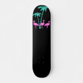 Miami Flamingos Persoonlijk Skateboard (Voorkant)